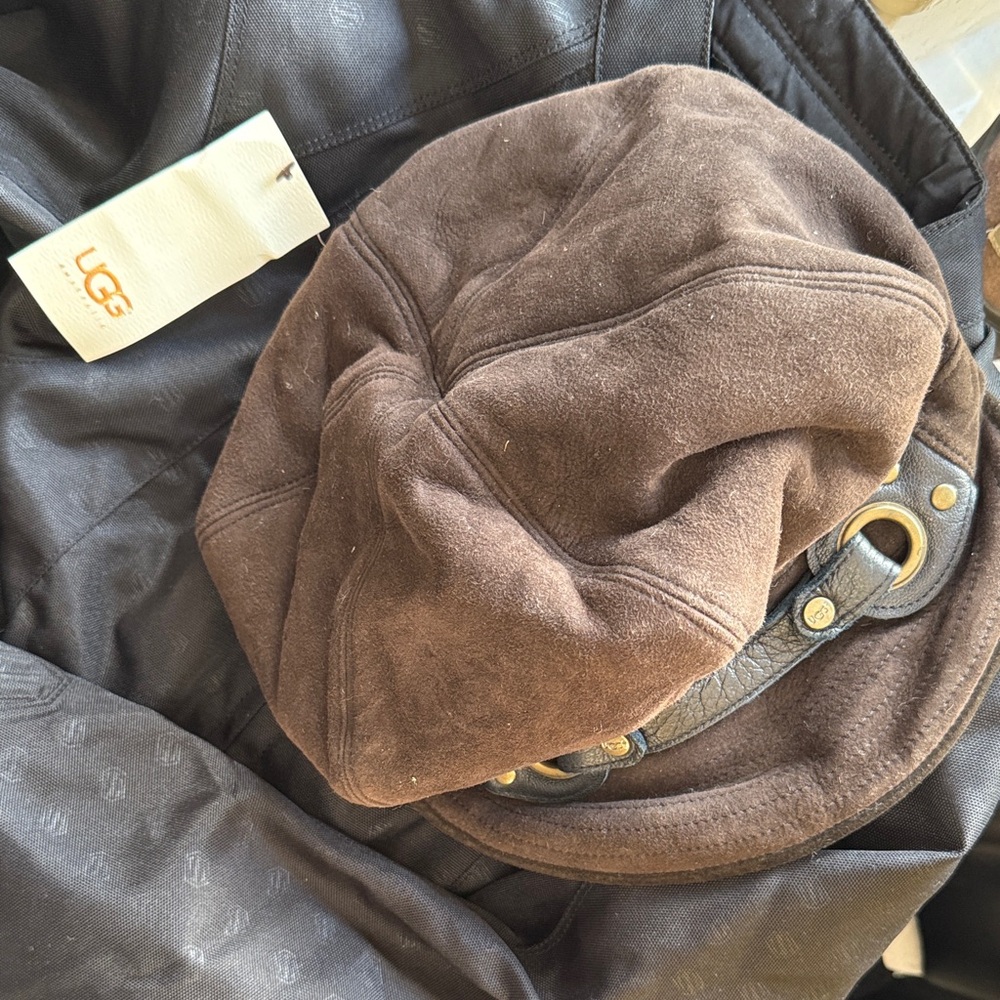 UGG Chocolate Suede Cap